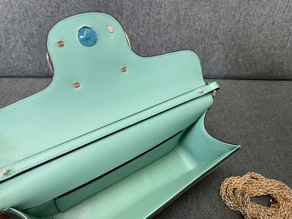 Valentino Mint Green VLogo Bag - Hình 6