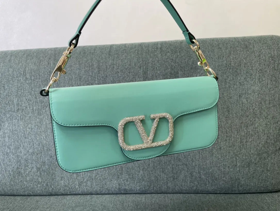 Valentino Mint Green VLogo Bag - Hình 8