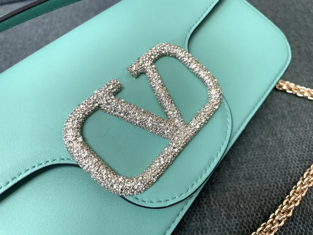 Valentino Mint Green VLogo Bag - Hình 4