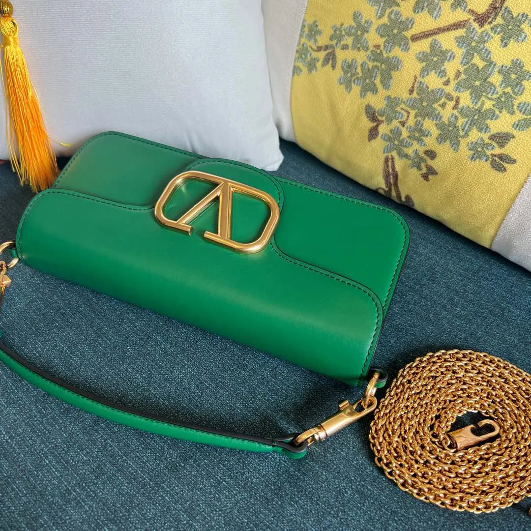 Valentino Green Rectangular Bag - Hình 2