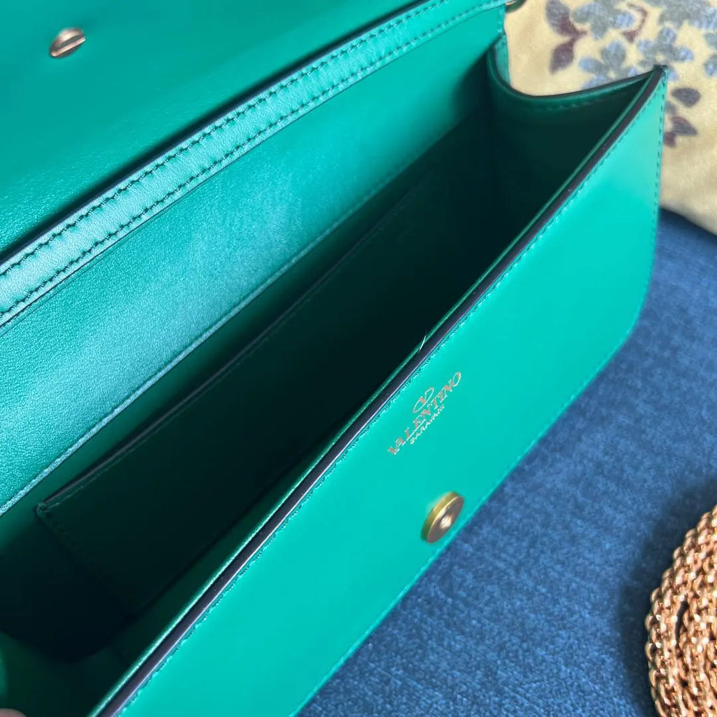 Valentino Green Rectangular Bag - Hình 7