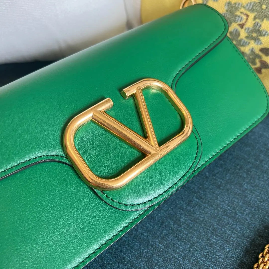 Valentino Green Rectangular Bag - Hình 6
