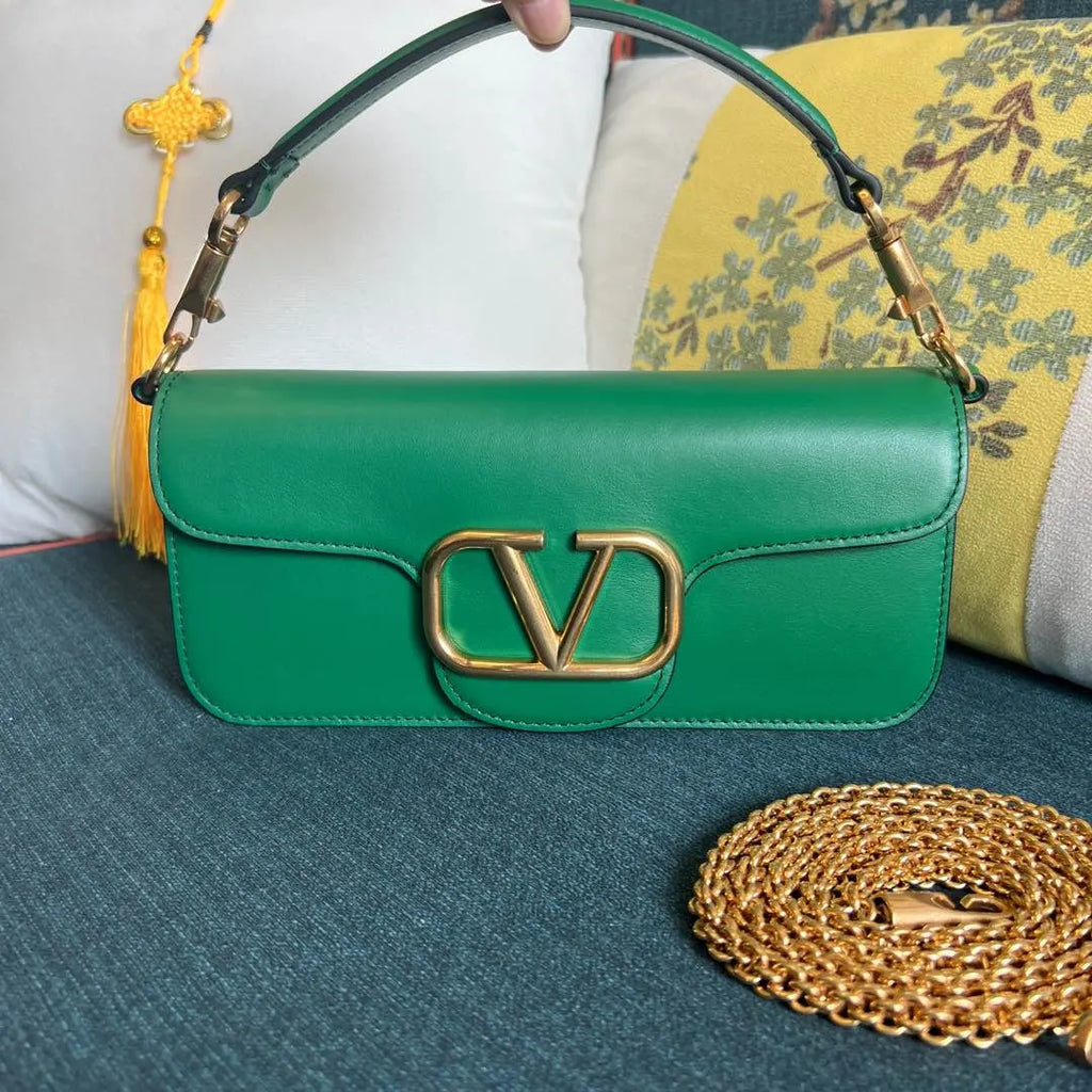 Valentino Green Rectangular Bag