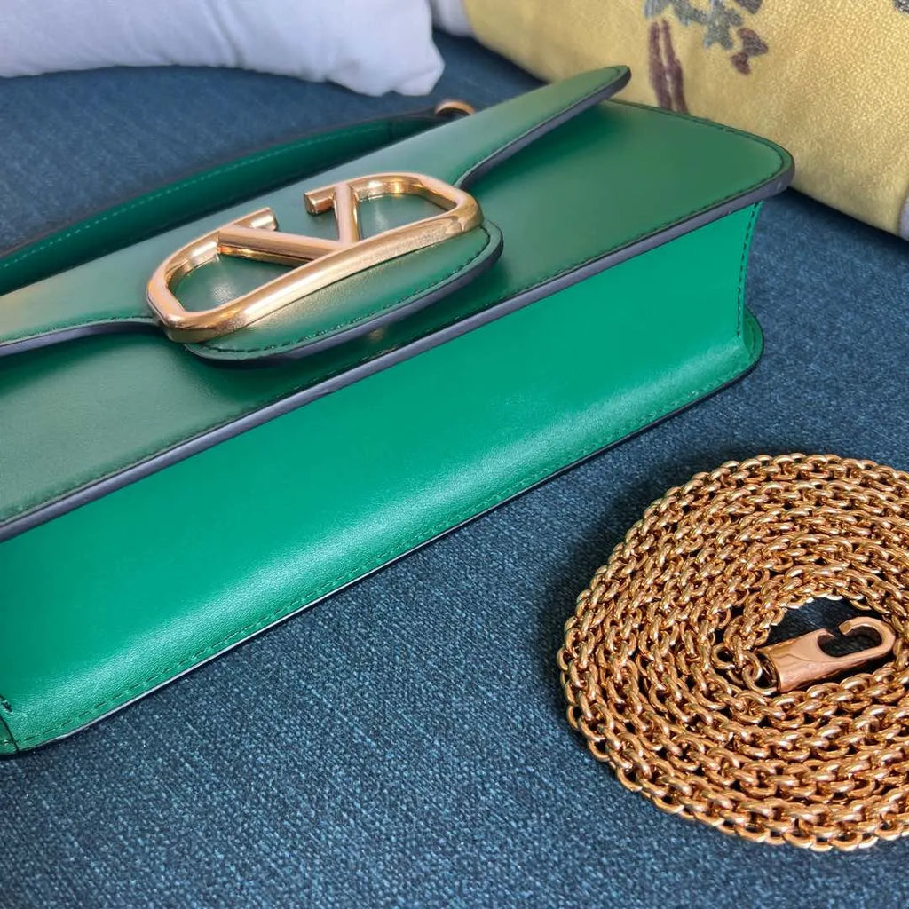 Valentino Green Rectangular Bag - Hình 4