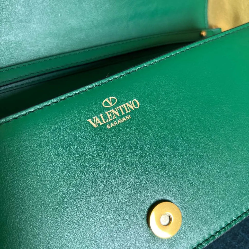 Valentino Green Rectangular Bag - Hình 8