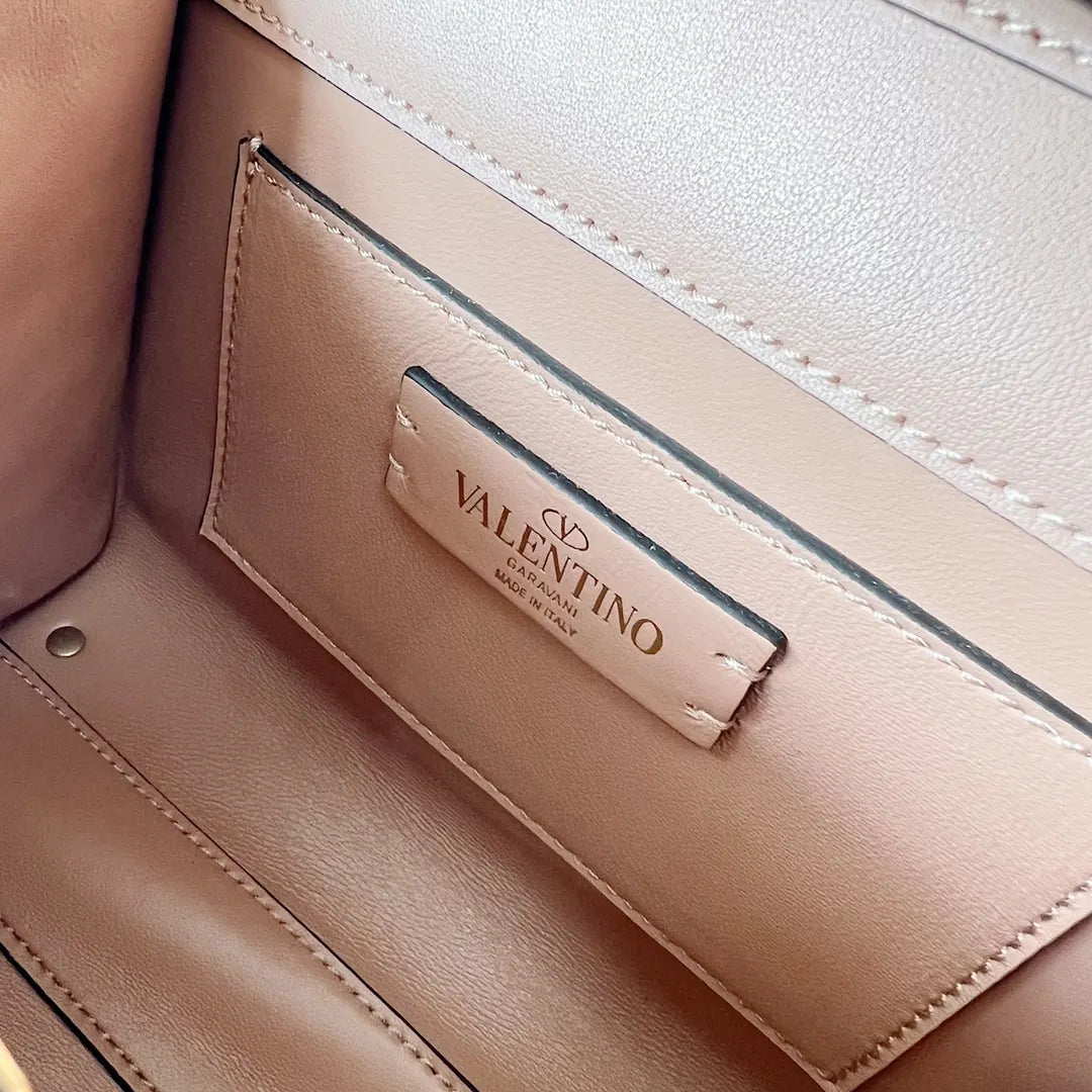 Valentino Rose Crystal Bag - Hình 9