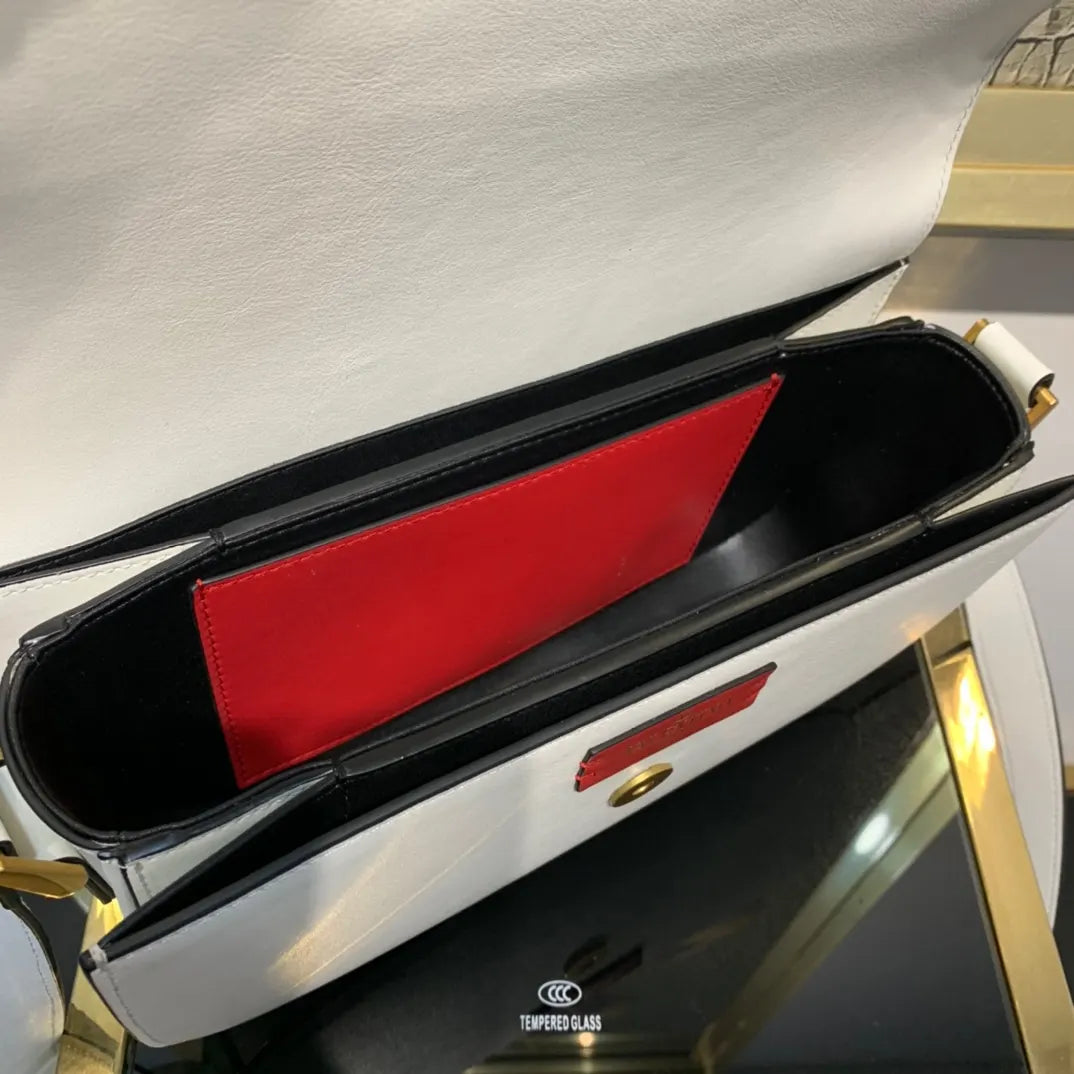 Valentino White VLogo Bag - Hình 9