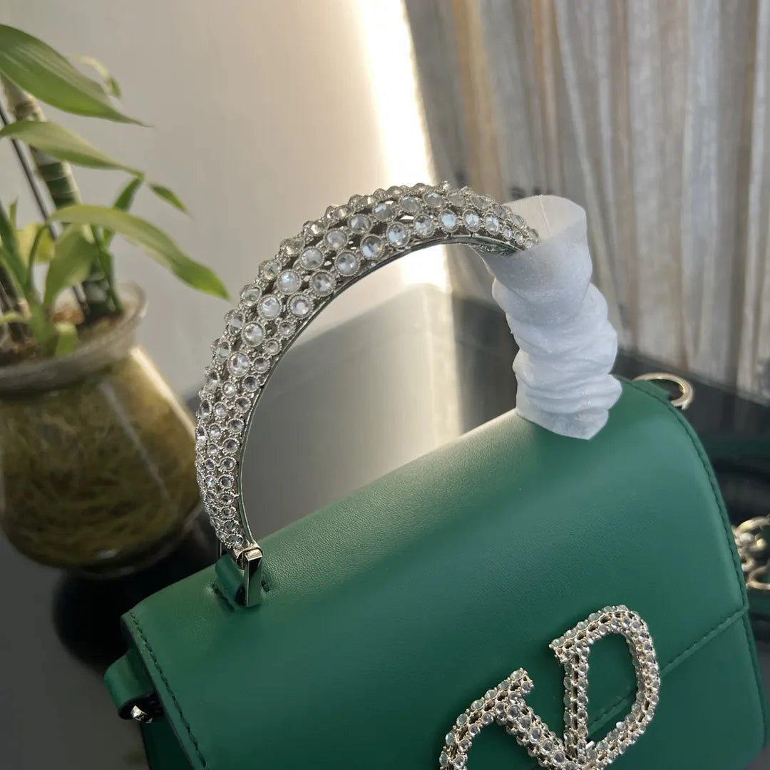 Valentino Emerald Bag - Hình 5